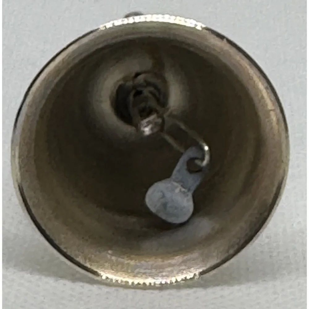 Beatrix Potter Pigling Bland Pewter Bell NE Collectors Society Silver Plate
